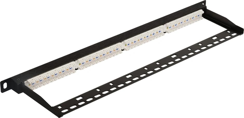 Патч-панель Lanmaster LAN-PPC24U6A 19" 0.5U 24xRJ45 кат.6A UTP - фото 4
