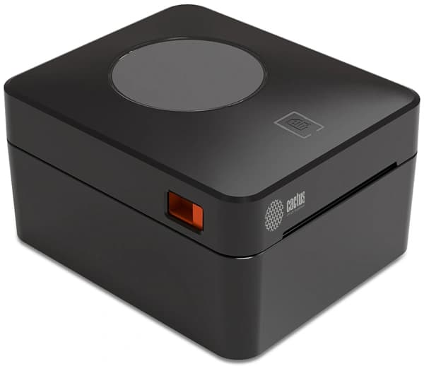 Термопринтер Cactus CS-TP-D410U 203dpi 160мм/с/USB для печ.этик. черный