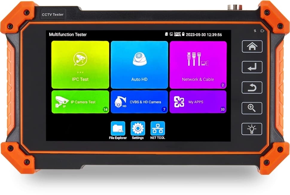 Тестер Lanmaster LAN-TST-CCTV-500-IP оранжевый/черный - фото 3