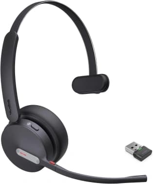 Гарнитура Bluetooth Yealink BH70 Mono UC USB-A черный - фото 2