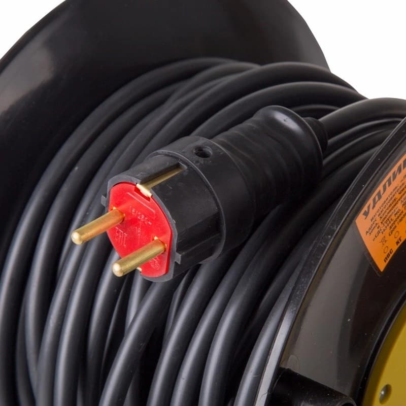 Удлинитель силовой PROconnect PROFESSIONAL (11-7615) 3x2.5кв.мм 4розет. 50м ПВС 16A катушка черный - фото 4