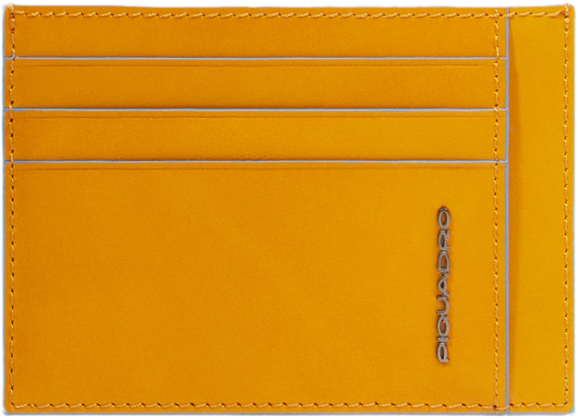 Чехол для кредитных карт Piquadro Blue Square PP2762B2R/G шафрановый натур.кожа