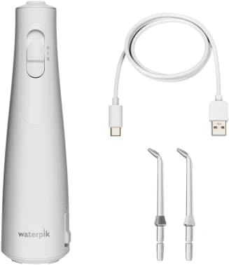 Ирригатор Waterpik WF-21 портатив. импульсн. 2насад. белый - фото 5