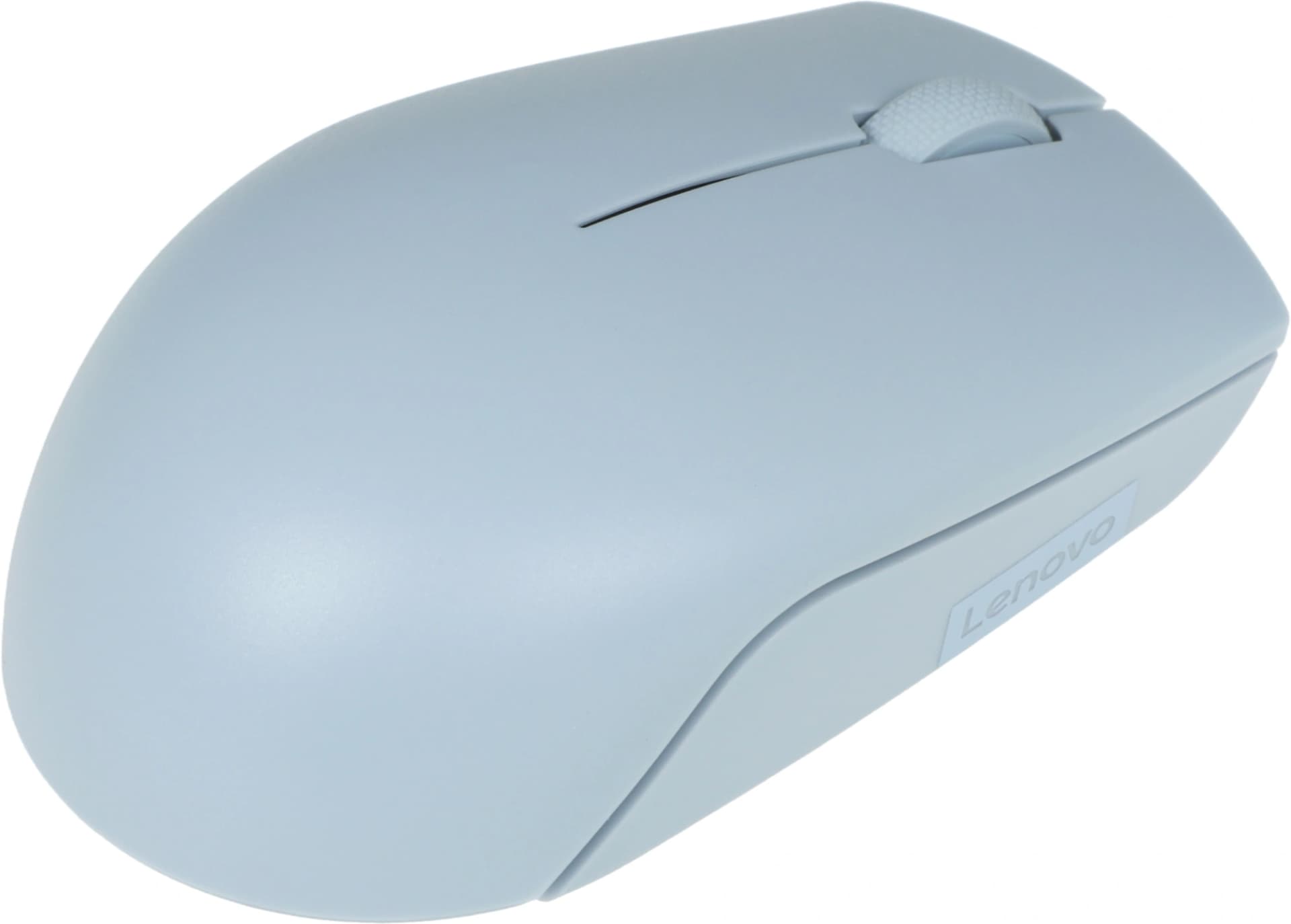 Мышь Lenovo 300 Wireless Compact светло-голубой оптическая 1000dpi беспров. USB 2but (GY51L15679) - фото 4