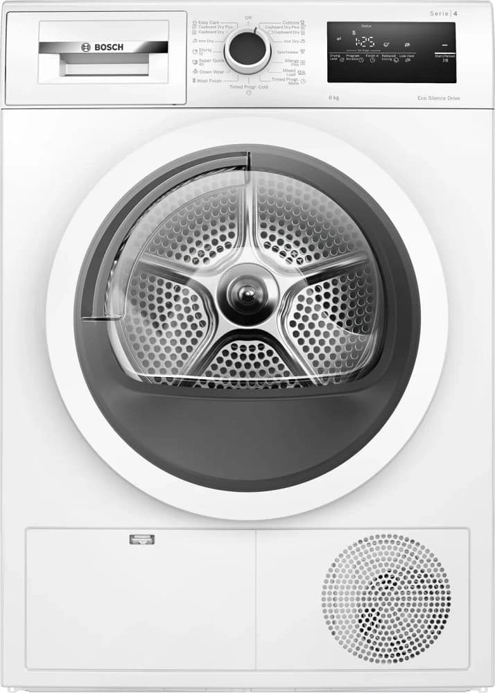 Сушильная машина Bosch Serie 4 WTN86211ME пан.англ. кл.энер.:A+++ макс.загр.:8кг белый