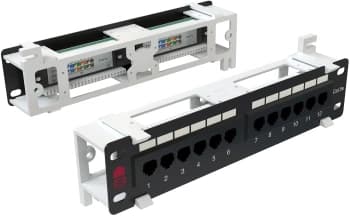 Патч-панель Sysmatrix PP WL01U.S125EU.N 10" 1U 12xRJ45 кат.5E - фото 2