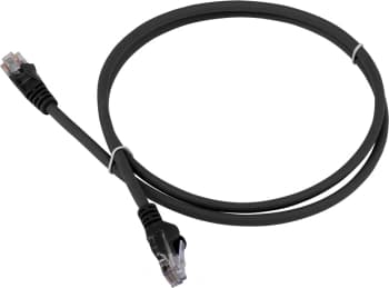 Патч-корд Lanmaster LAN-PC45/U5E-10-BK UTP RJ-45 вил.-вилка RJ-45 кат.5E 10м черный LSZH - фото 2