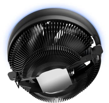 Устройство охлаждения(кулер) PcCooler E126M B одноцветная Soc-AM5/AM4/1200/1700/1851 черный 4-pin 26.5dB Al 90W 290gr Ret (R3-0120WBKBXX-GL) - фото 5
