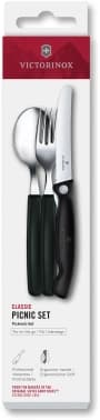 Набор столовых приборов Victorinox Swiss Classic 6.7193.3F набор из 3предм. черный - фото 2