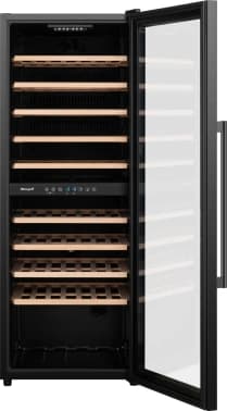 Винный шкаф Weissgauff WWC-77 DB DualZone 1-нокамерн. черный - фото 5