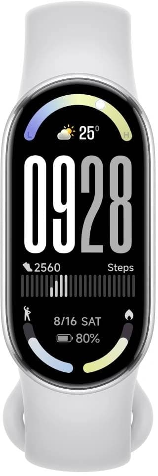 Фитнес-трекер Xiaomi Smart Band 10 AMOLED корп.:серебристый рем.:серый (BHR07PSGL) - фото 4