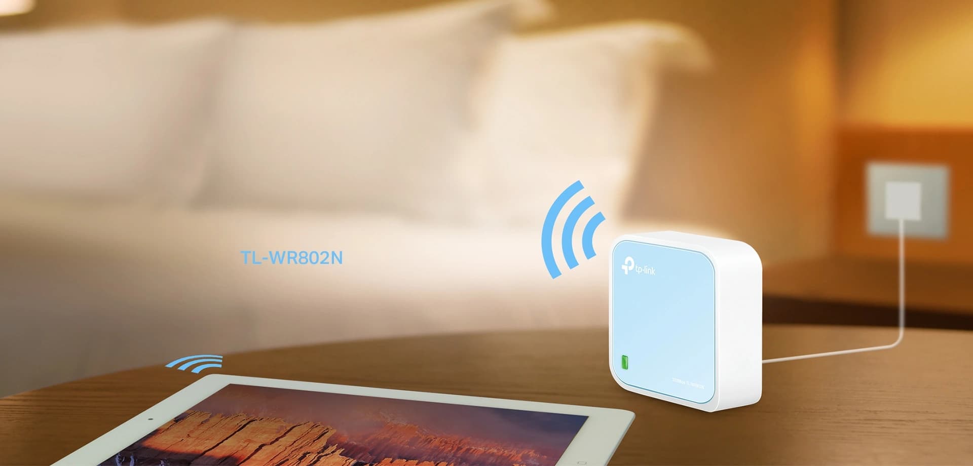 Роутер беспроводной TP-Link TL-WR802N N300 10/100BASE-TX белый - фото 1