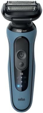 Бритва сетчатая Braun Series 5 52-A1650s реж.эл.:3 питан.:аккум. синий - фото 2