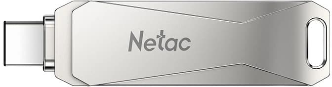 Флеш Диск Netac 64GB U782C NT03U782C-064G-32PN USB3.0 серебристый