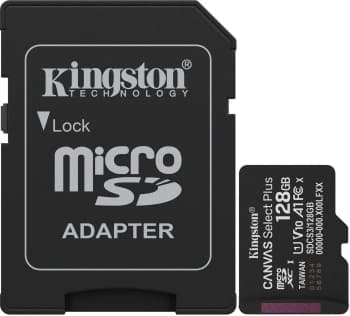 Флеш карта microSDXC 128GB Kingston SDCS3/128GB Canvas Select Plus V10 A1 + adapter - фото 5