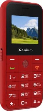 Мобильный телефон Xenium X718 красный моноблок 2Sim 1.77" 128x160 Spreadtrum ThreadX RTOS 0.3Mpix GSM900/1800 MP3 FM microSD max32Gb - фото 5