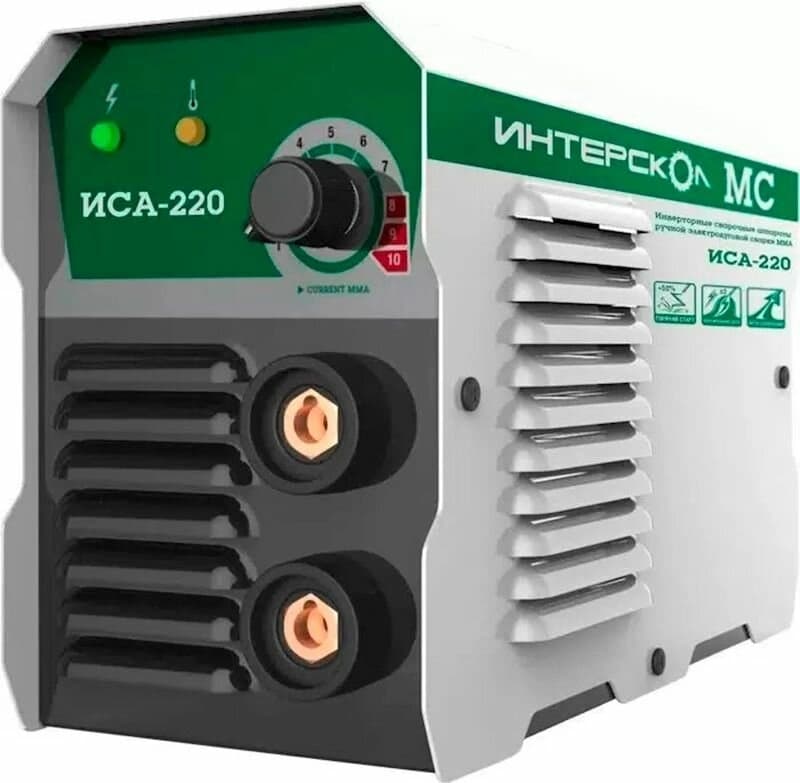 Сварочный аппарат Интерскол ИСА-220 МС инвертор ММА DC 9.3кВт