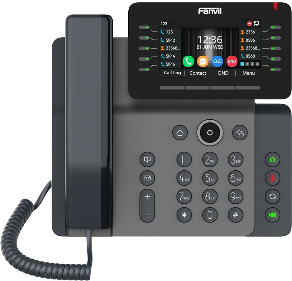 Телефон IP Fanvil V65 черный - фото 4