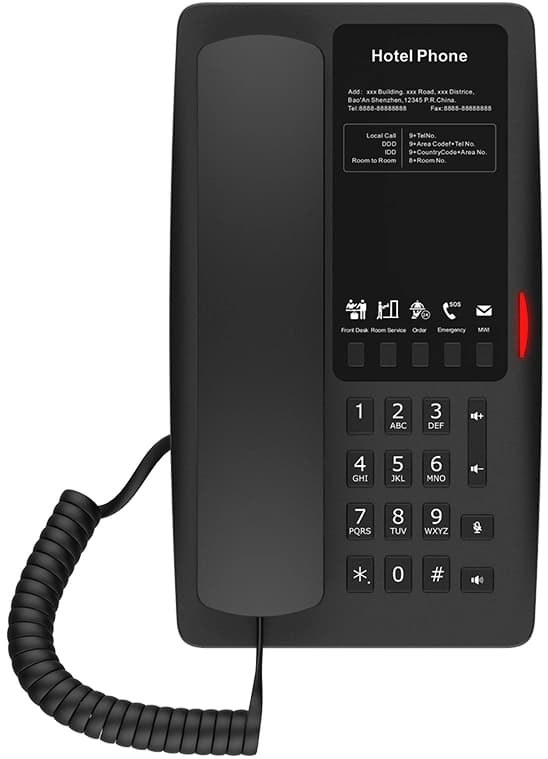 Телефон IP Fanvil H4W черный