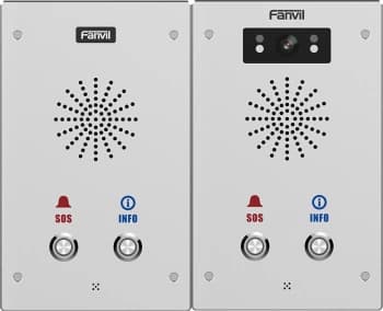 Видеопанель Fanvil i16SV-02 CMOS цвет панели: серебристый - фото 2