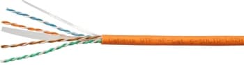Кабель информационный Cabeus UTP-4P-Cat.6-SOLID-LSZH кат.6 U/UTP 4 пары LSZH внутренний 305м оранжевый - фото 5