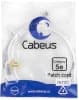 Патч-корд Cabeus PC-UTP-RJ45-CAT.5E-1M-WH-LSZH U/UTP RJ-45 вил.-вилка RJ-45 кат.5E 1м белый LSZH - фото 3