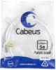 Патч-корд Cabeus PC-UTP-RJ45-CAT.5E-1M-WH U/UTP RJ-45 вил.-вилка RJ-45 кат.5E 1м белый ПВХ - фото 3
