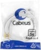Патч-корд Cabeus PC-UTP-RJ45-CAT.5E-3M-WH U/UTP RJ-45 вил.-вилка RJ-45 кат.5E 3м белый ПВХ - фото 3