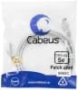 Патч-корд Cabeus PC-UTP-RJ45-CAT.5E-2M-LSZH U/UTP RJ-45 вил.-вилка RJ-45 кат.5E 2м серый LSZH - фото 3