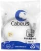 Патч-корд Cabeus PC-UTP-RJ45-CAT.5E-1M-LSZH U/UTP RJ-45 вил.-вилка RJ-45 кат.5E 1м серый LSZH - фото 3