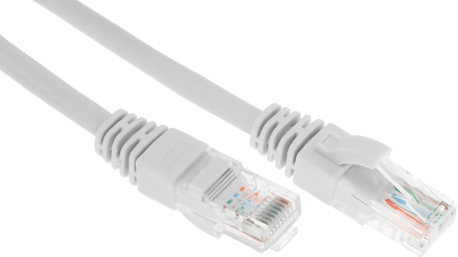 Патч-корд Cabeus PC-UTP-RJ45-CAT.5E-5M-LSZH U/UTP RJ-45 вил.-вилка RJ-45 кат.5E 5м серый LSZH - фото 3