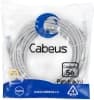 Патч-корд Cabeus PC-UTP-RJ45-CAT.5E-15M-LSZH U/UTP RJ-45 вил.-вилка RJ-45 кат.5E 15м серый LSZH - фото 3