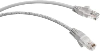 Патч-корд Cabeus PC-UTP-RJ45-CAT.5E-15M-LSZH U/UTP RJ-45 вил.-вилка RJ-45 кат.5E 15м серый LSZH - фото 5