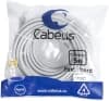 Патч-корд Cabeus PC-UTP-RJ45-CAT.5E-15M U/UTP RJ-45 вил.-вилка RJ-45 кат.5E 15м серый ПВХ - фото 3