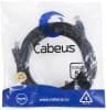 Патч-корд Cabeus PC-UTP-RJ45-CAT.5E-5M-BK U/UTP RJ-45 вил.-вилка RJ-45 кат.5E 5м черный ПВХ - фото 3