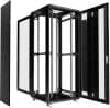 Шкаф серверный Cabeus (ND-05C-47U80/100-BK) напольный 47U 800x1000мм пер.дв.перфор. задн.дв.перфор. 800кг черный 900мм 136кг 220град. 2277мм IP20 сталь - фото 3