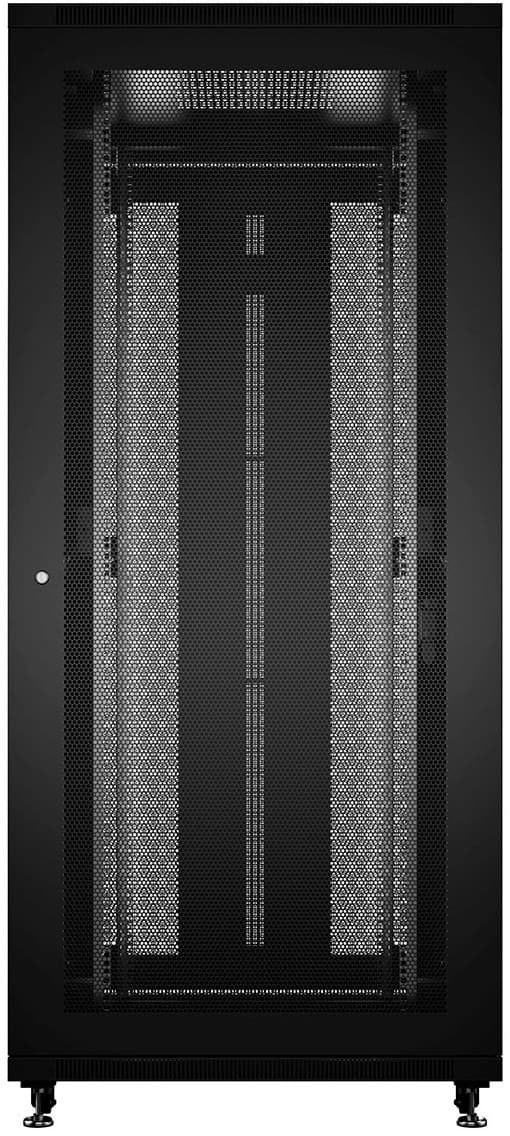 Шкаф коммутационный Cabeus (ND-05C-42U80/80-BK) напольный 42U 800x800мм пер.дв.перфор. задн.дв.перфор. 800кг черный 700мм 104.6кг 220град. 2055мм IP20 сталь - фото 3