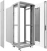 Шкаф коммутационный Cabeus (SH-05C-18U60/80) напольный 18U 600x800мм пер.дв.стекл металл 800кг серый 700мм 57.2кг 220град. 988мм IP20 сталь - фото 3
