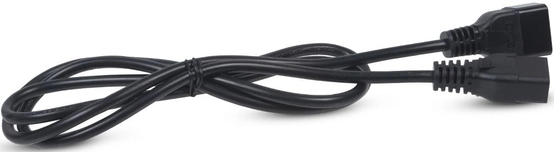 Шнур питания Cabeus PC-IEC19-IEC20-1.8M C19-C20 проводник.:3x1.5мм2 1.8м 220/250В 16А черный - фото 1