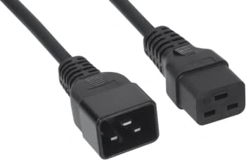 Шнур питания Cabeus PC-IEC19-IEC20-1.8M C19-C20 проводник.:3x1.5мм2 1.8м 220/250В 16А черный - фото 5