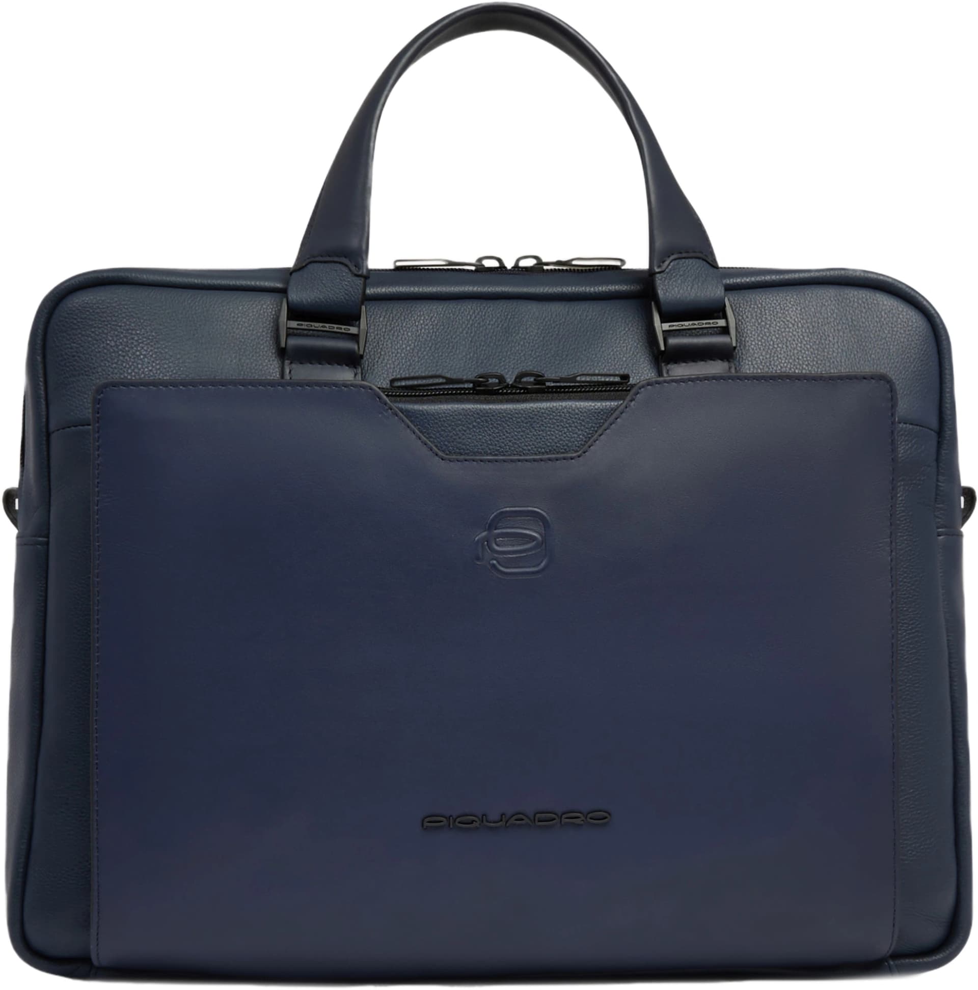 Деловая сумка мужская Piquadro Ael CA6920S142/BLU с отделением для ноутбука 14" синяя натур.кожа