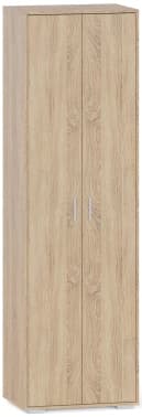 Шкаф для одежды Сокол ШО-350 прямой 633x450x2106мм дуб сонома (00-00016334) - фото 2