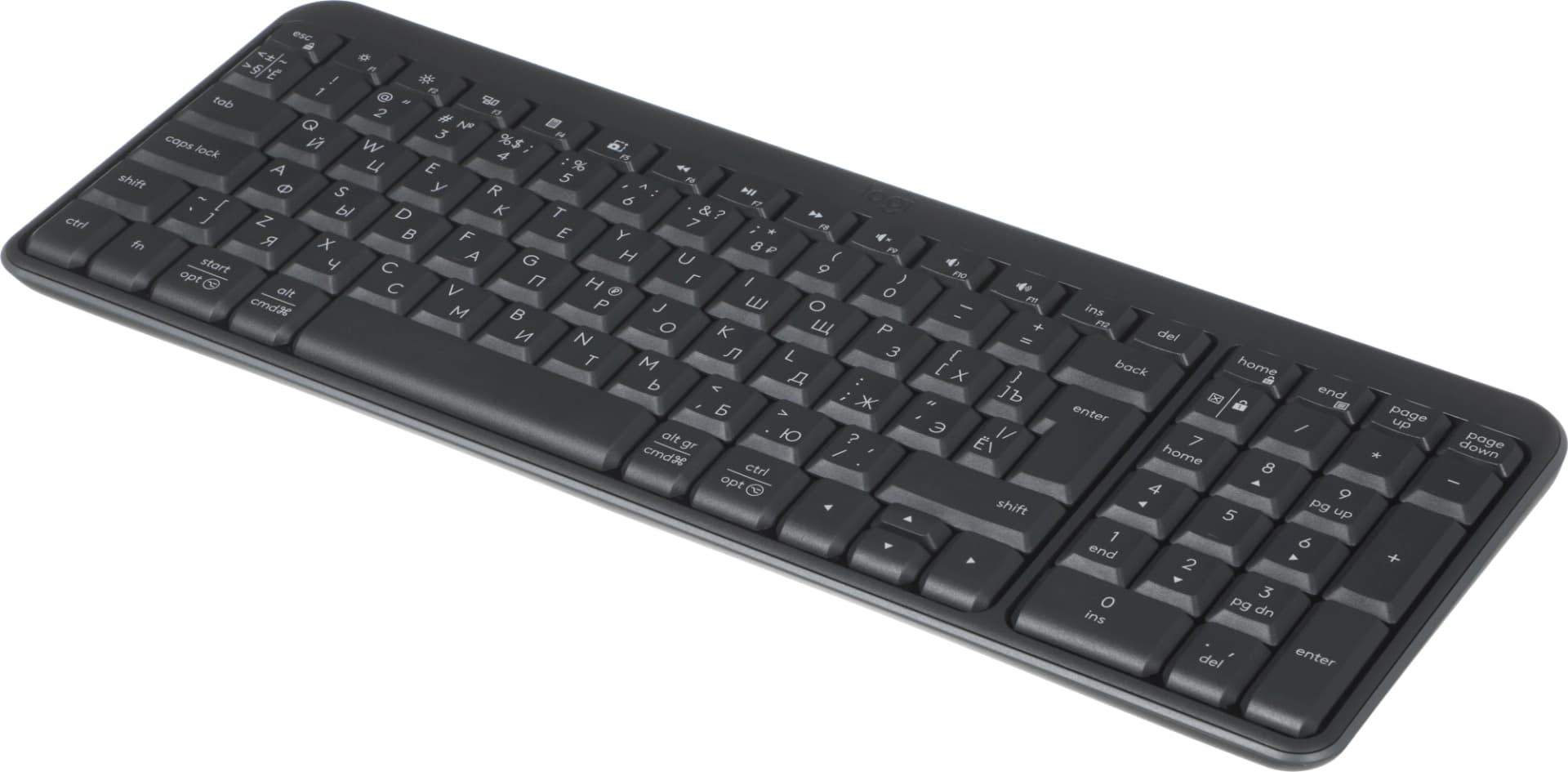 Клавиатура Logitech K250 YR0107 графитовый беспроводная BT slim (920-013452) - фото 4