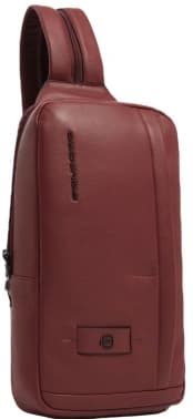 Рюкзак слинг Piquadro Russel CA6764W137/CU красное дерево натур.кожа - фото 5