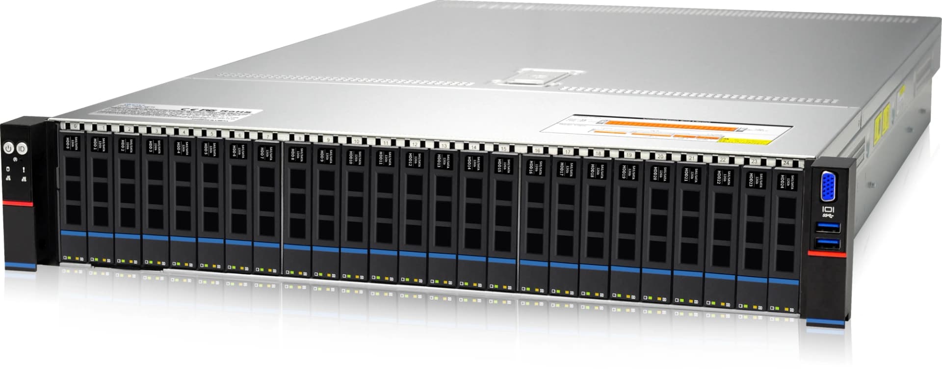 Сервер IRU Rock g2225p 2x6348 4x32Gb 2x1800Gb 2.5" SAS-3 9361-8I AST2500 2xGigEth 2x1300W w/o OS (2139294) - фото 4