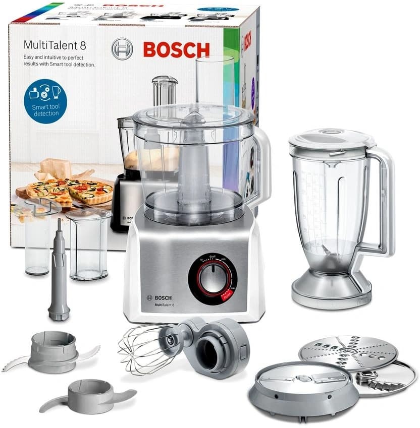 Кухонный комбайн Bosch MultiTalent 8 MC812S814 1250Вт белый - фото 4