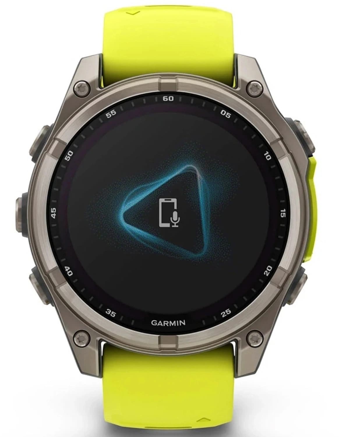 Смарт-часы Garmin Fenix 8 Solar 47мм 1.3" MIP корп.серебристый рем.желтый (010-02906-21) - фото 4