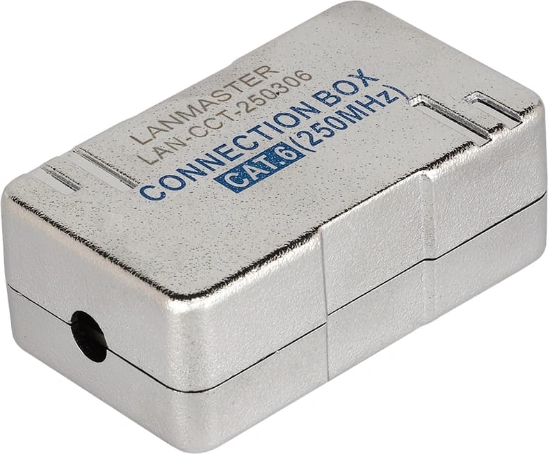 Соединитель Lanmaster LAN-CNB-STP6 белый