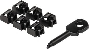 Блокиратор Lanmaster LAN-SEC45-PL-SET-BK (упак.:6шт) 6м черный - фото 2