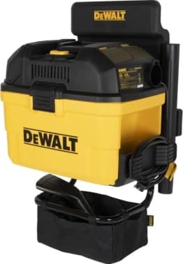 Строительный пылесос DeWalt DXV23G 1100Вт (уборка: сухая/влажная/выдув/сбор воды) желтый - фото 2